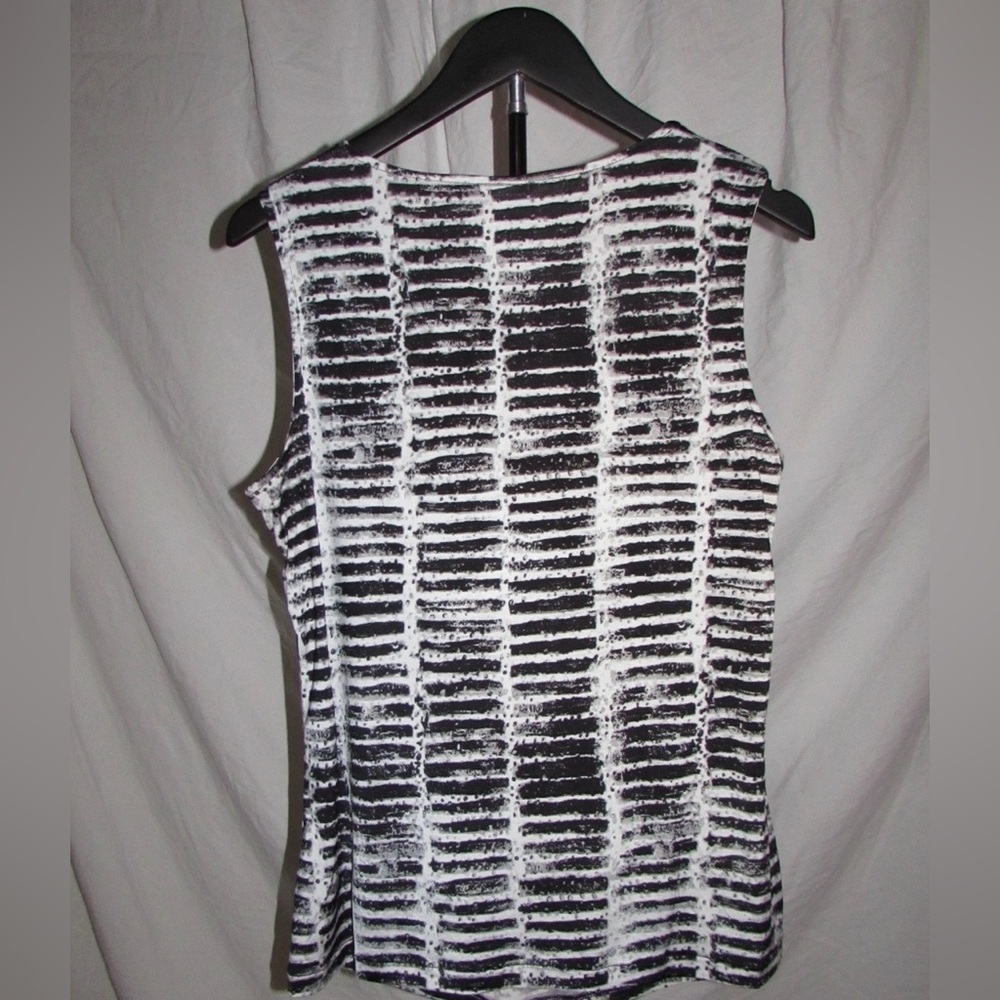 MWorthington Black and White Striped Blouse - Picture 4 of 4